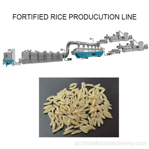 Arroz fortificado artificial fazendo máquina de processamento